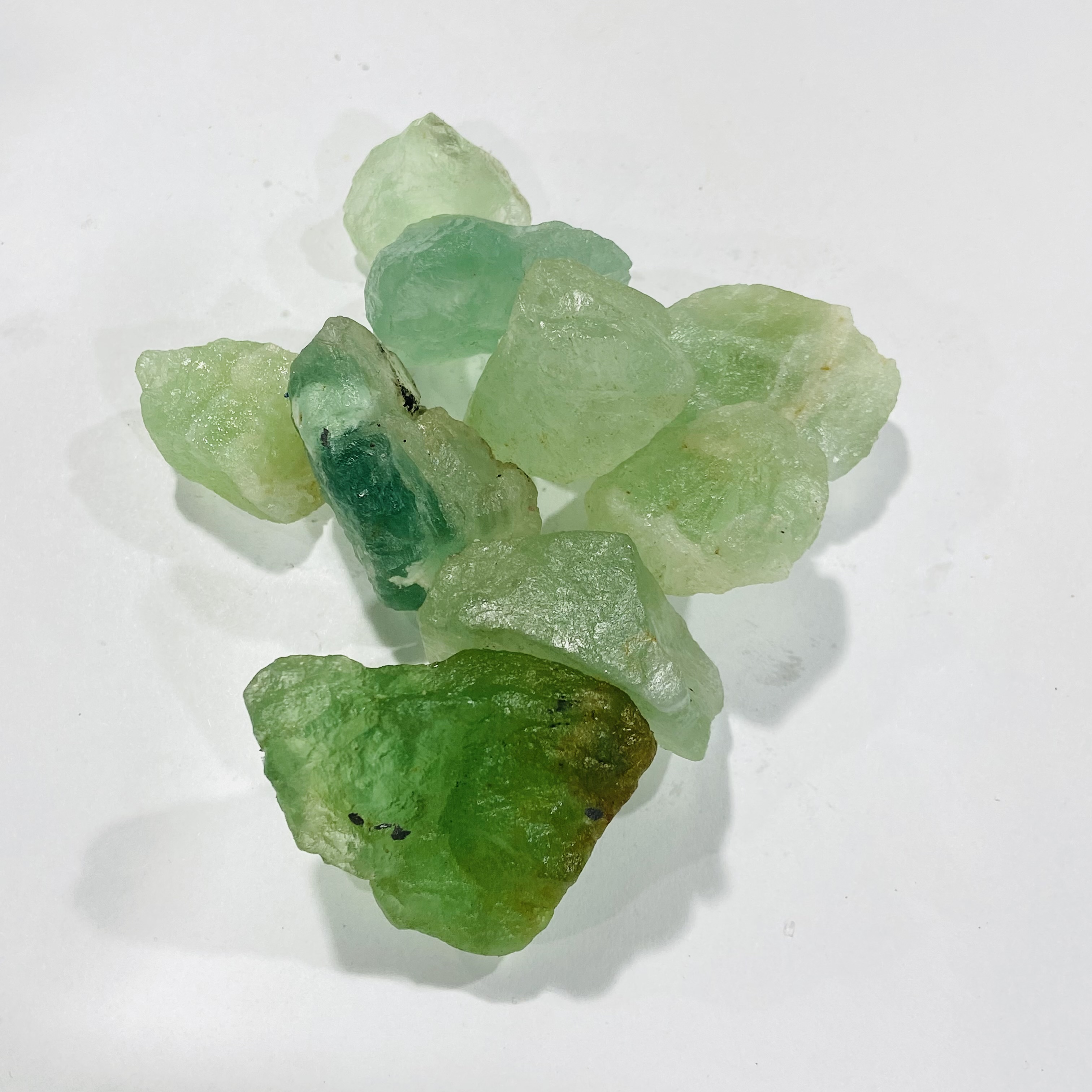 Natural raw crystals healing stones mineral energy stone high quality reiki healing green fluorite raw stone