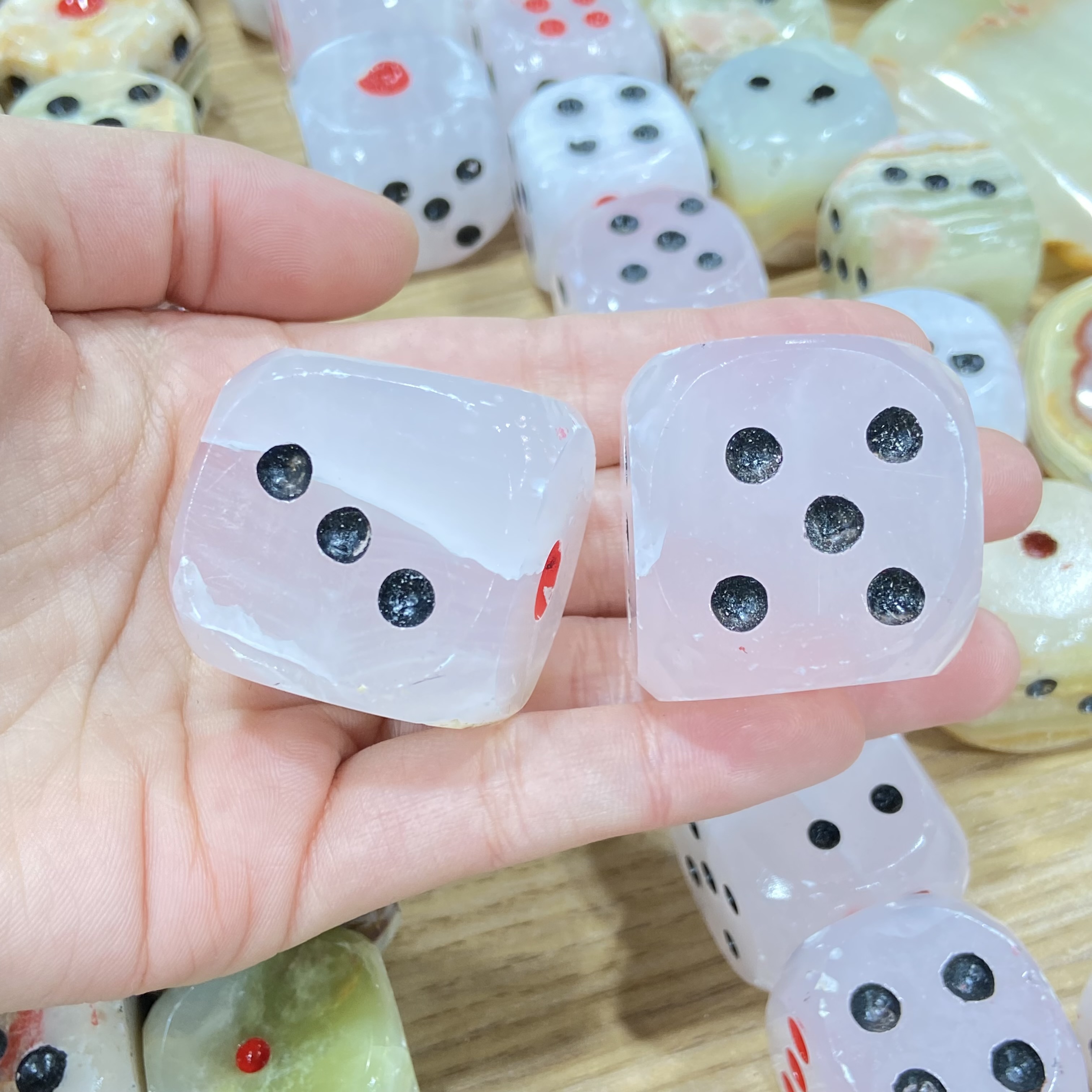 High Quality Natural crystals healing stones Afghanistan jade dice Carving piece for decoration and gifts