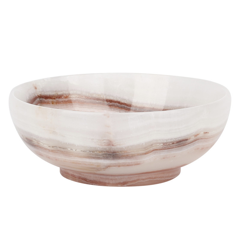 High-quality natural crystal carving bowl Polished Striped green Afghan jade bowl crystal carving gemstone for gifts