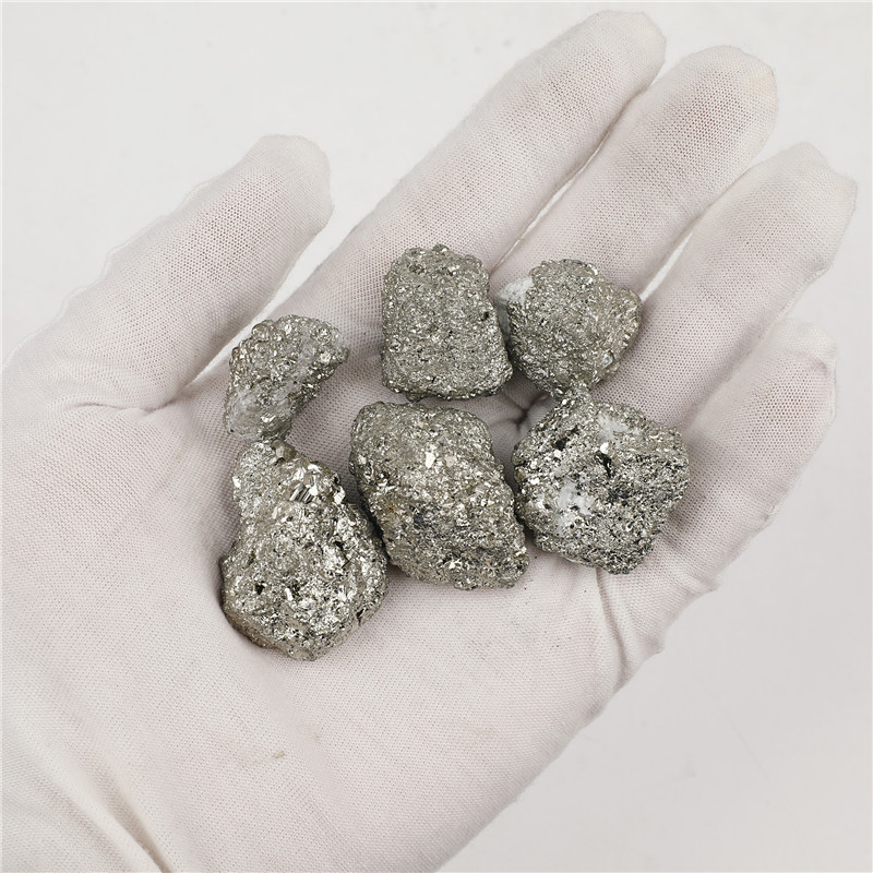 Natural Mineral Crystal Gems Pyrite Reiki Healing Gravel Rough Chalcopyrite raw crystal stone tumble stone for fengshui