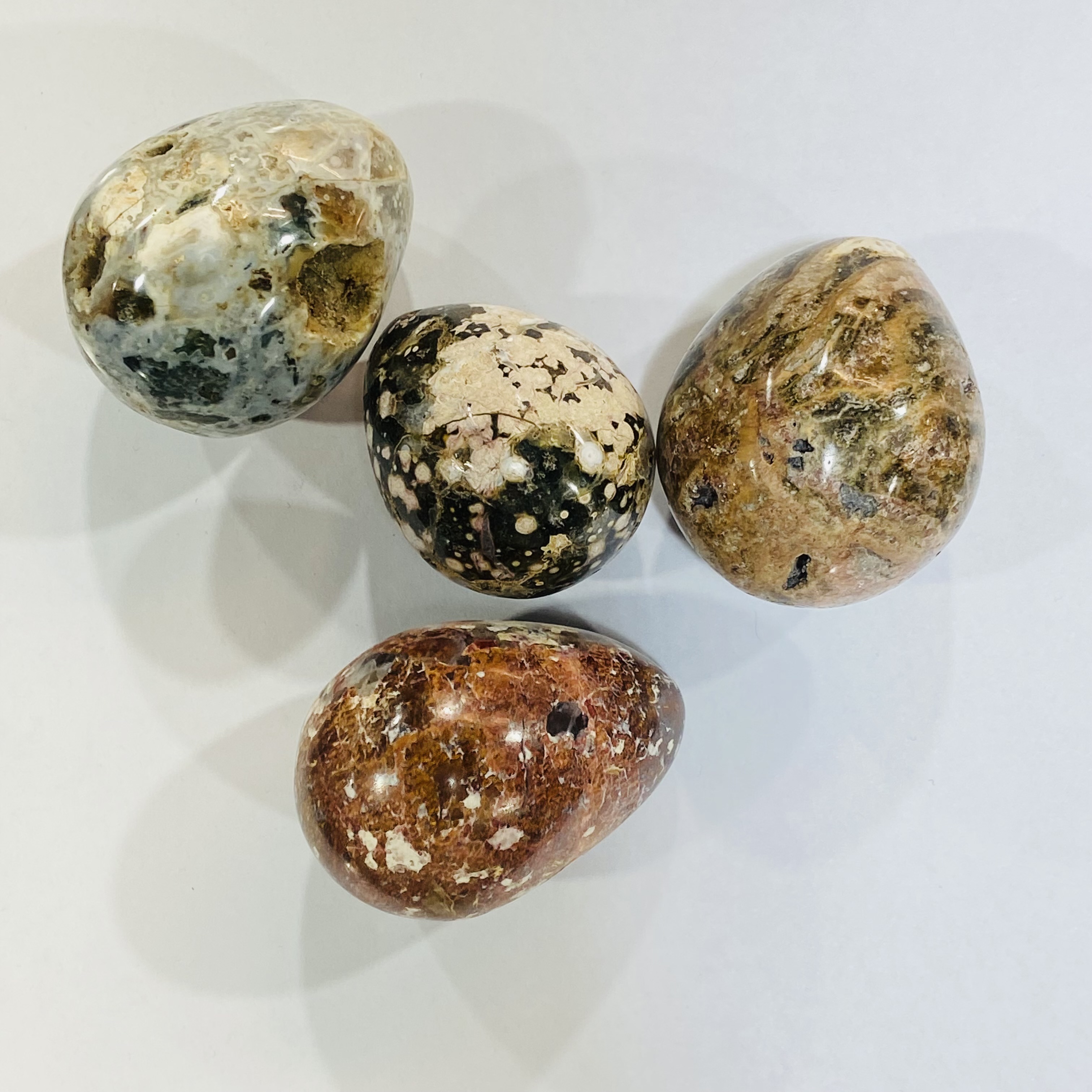 Best Quality Natural crystals healing stones Ocean Jasper crystal egg stones healing crystal for decoration and gifts