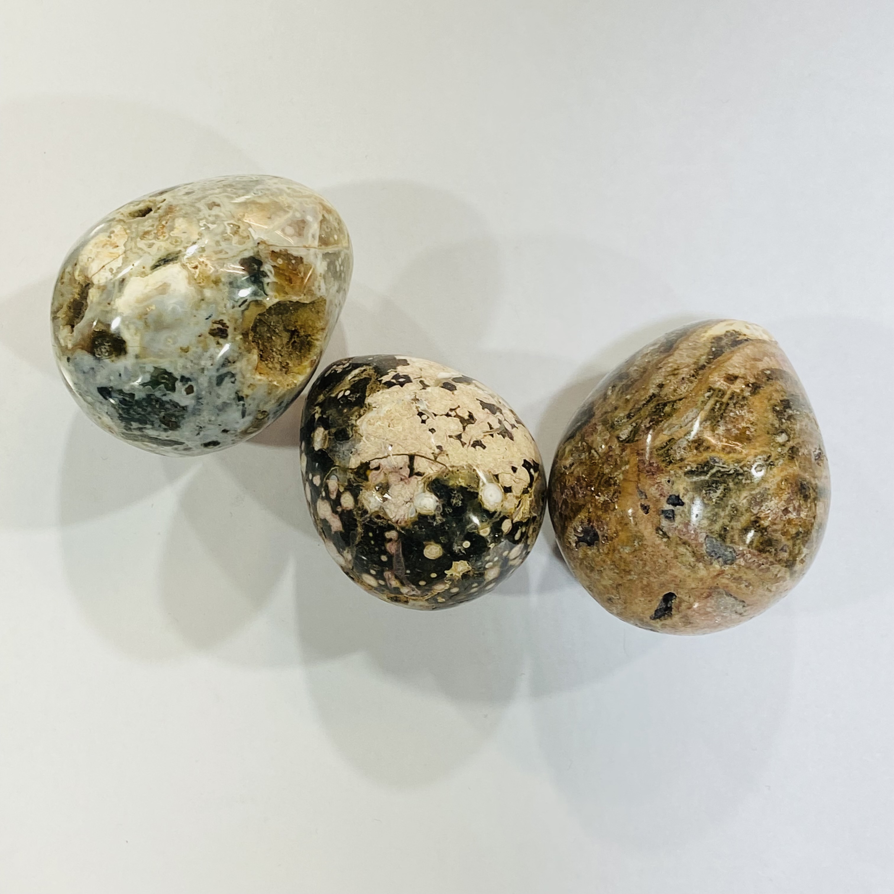 Best Quality Natural crystals healing stones Ocean Jasper crystal egg stones healing crystal for decoration and gifts