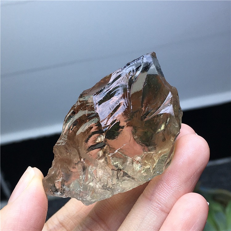 Wholesale natural raw crystal bulk smoked quartz brown healing stone tea crystal rough