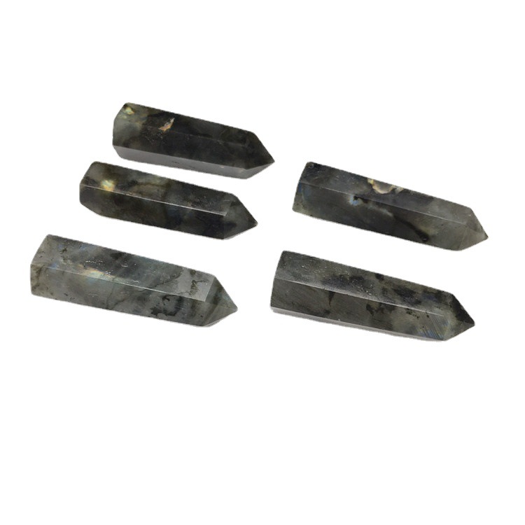 High quality crystal tower point wholesale healing labradorite stone crystal stone towers for decoration