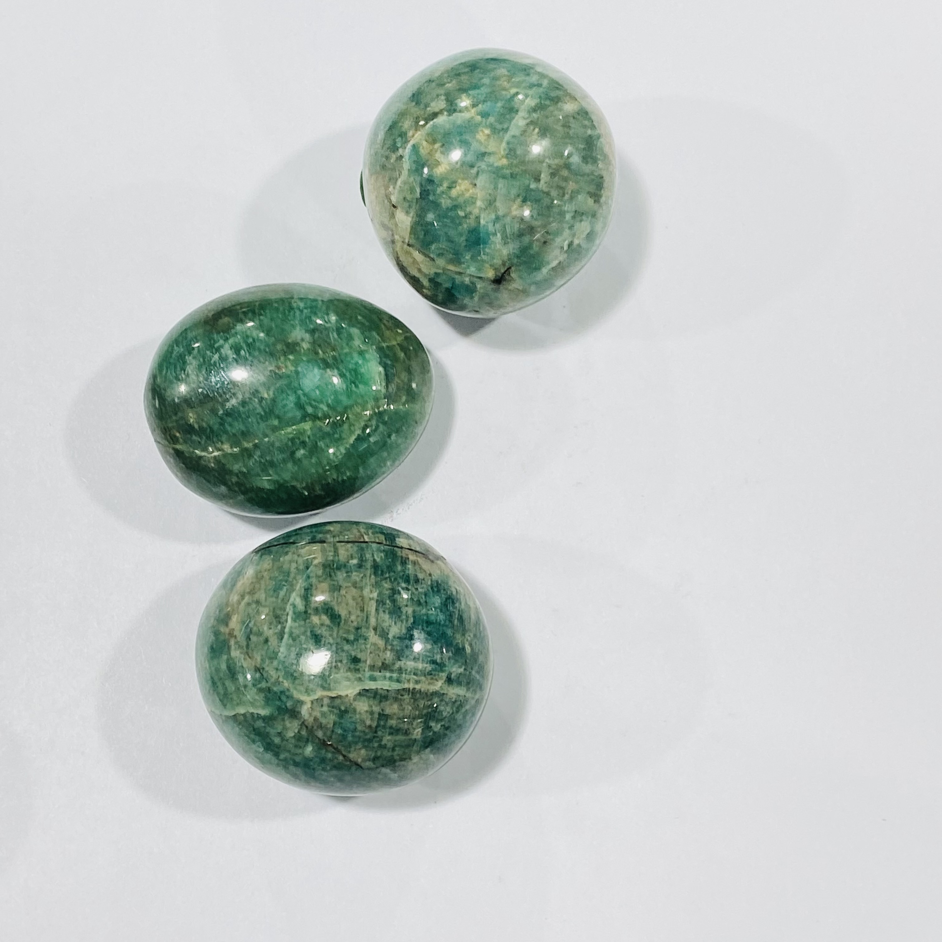 New Natural crystals healing stones amazonite palm stone healing stone for decoration and gifts