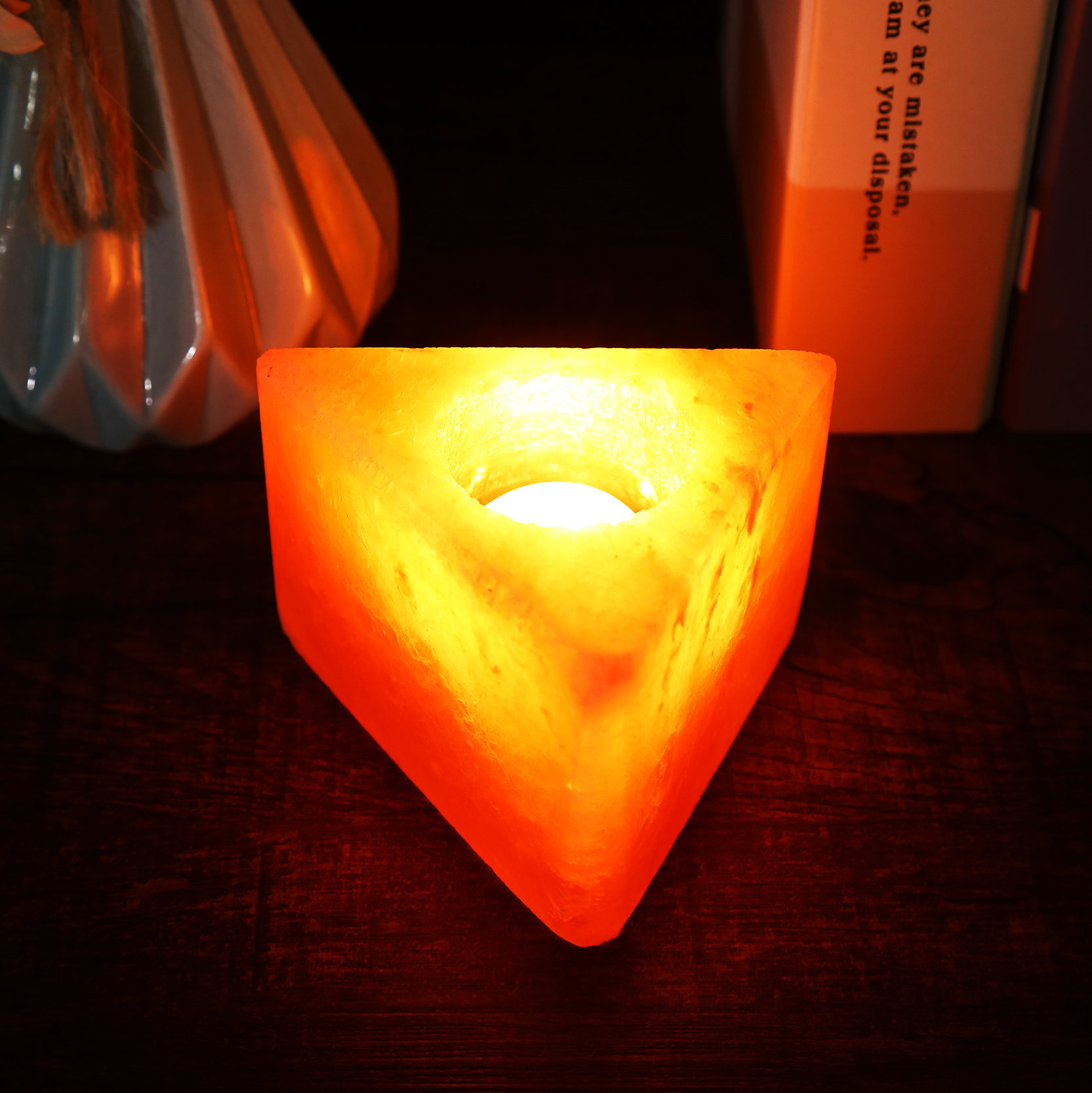 Various shapes Crystal Salt Candlestick Crafts wholesale natural himalayan salt gypsum candle holders For Decoration