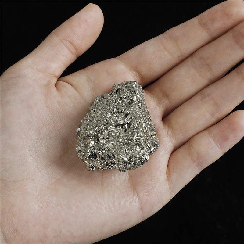 Hot sale crystal healing mineral rough stone specimen natural pyrite crystal raw stone crafts gift box for fengshui