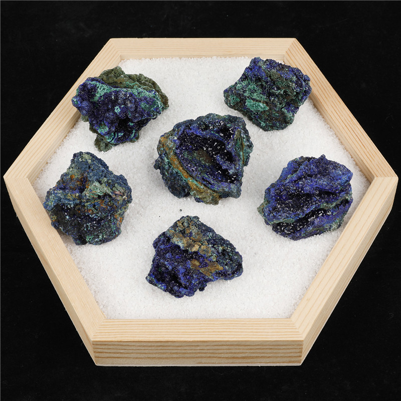 Hot sale natural crystal mineral stone larger particles healing reiki azurite rough raw stone gems for decoration