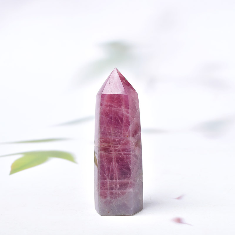 SAMEI JEWELRY Natural crystals healing stones tower polishing good price reiki rose crystal point tower for gifts