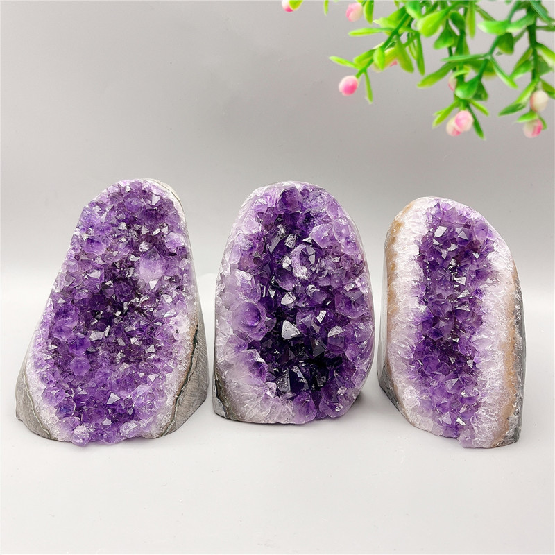 Wholesale high quality natural crystal healing stone amethyst cluster crystal ornament crystal handicraft decoration and gifts