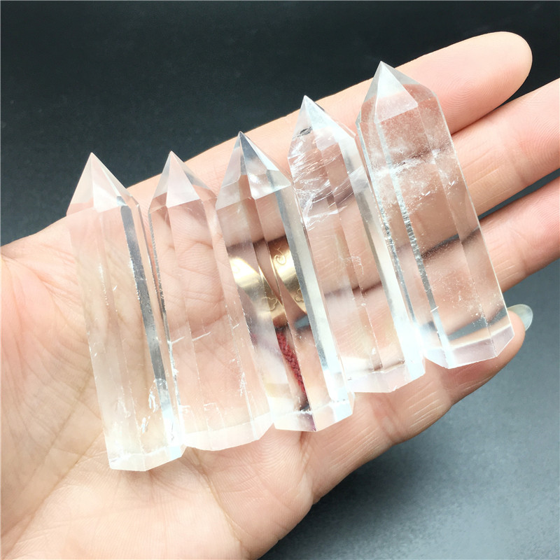 Best selling wholesale bulk clear crystal quartz point healing reiki white crystal point towers for sale