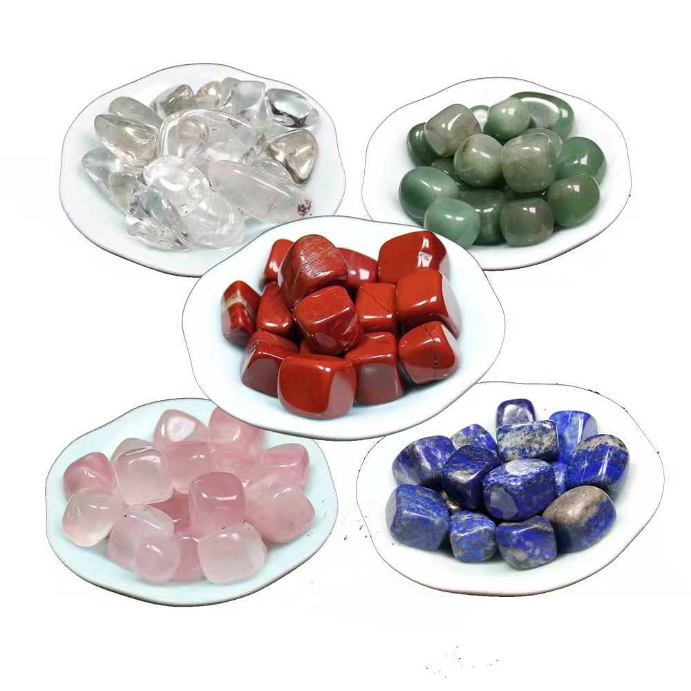 High quality natural crystal healing stone strawberry crystal tumbling feng shui and healing crystal stone decoration and gifts