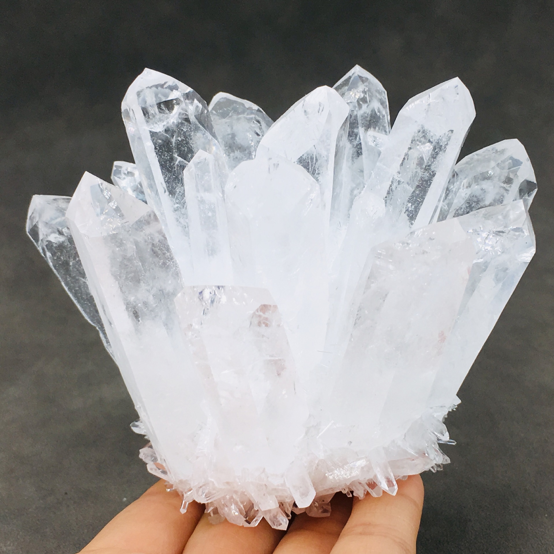 Top saling good price natural quartz crystal clear Crystal Cluster crystals healing stones SAMEI JEWELRY