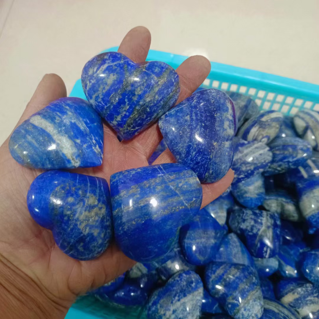 Palm stones wholesale High Quality Reiki Polished Gemstone Lapis Lazuli Palm Stone Crystal crafts