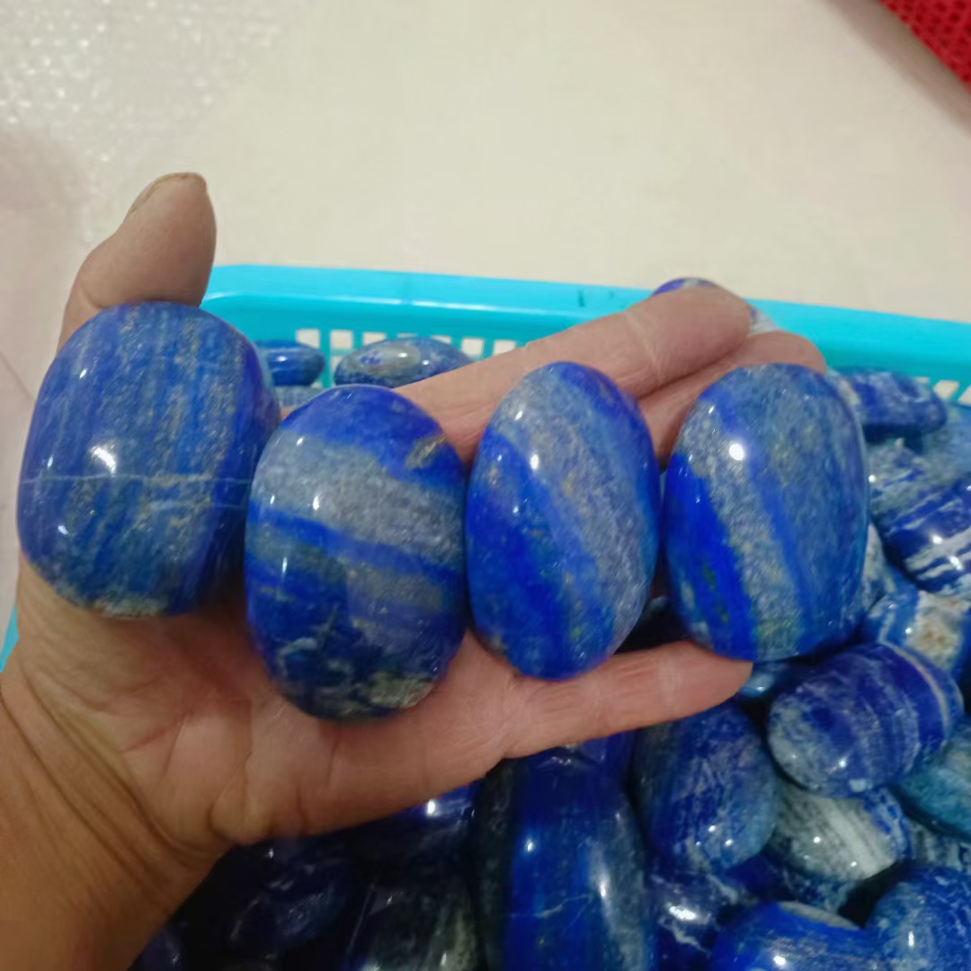 Palm stones wholesale High Quality Reiki Polished Gemstone Lapis Lazuli Palm Stone Crystal crafts