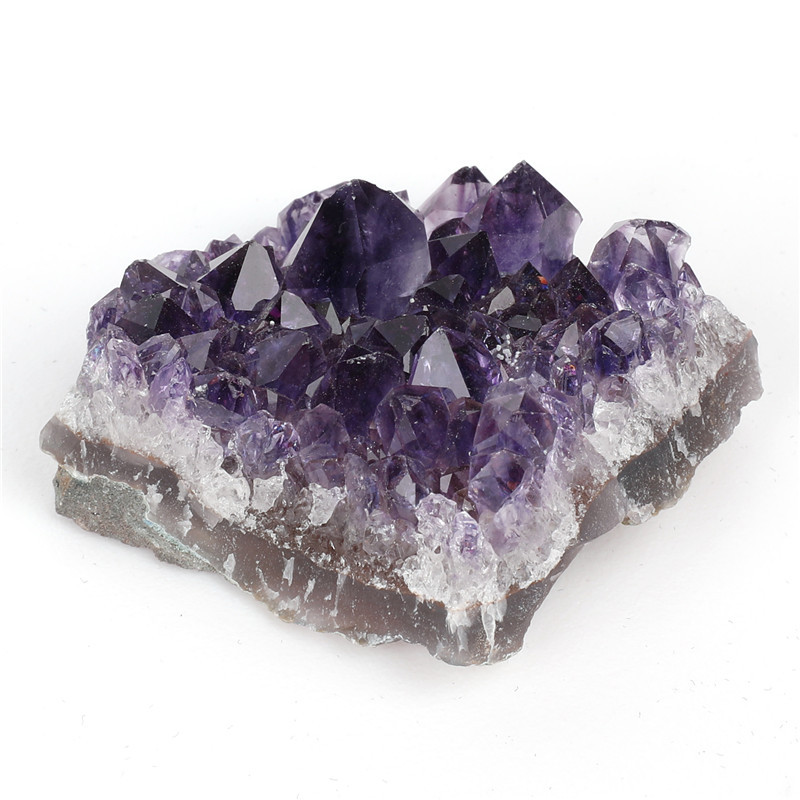 Hot selling natural crystal cluster crafts wholesale healing reiki amethyst crystal cluster gift box set for decoration