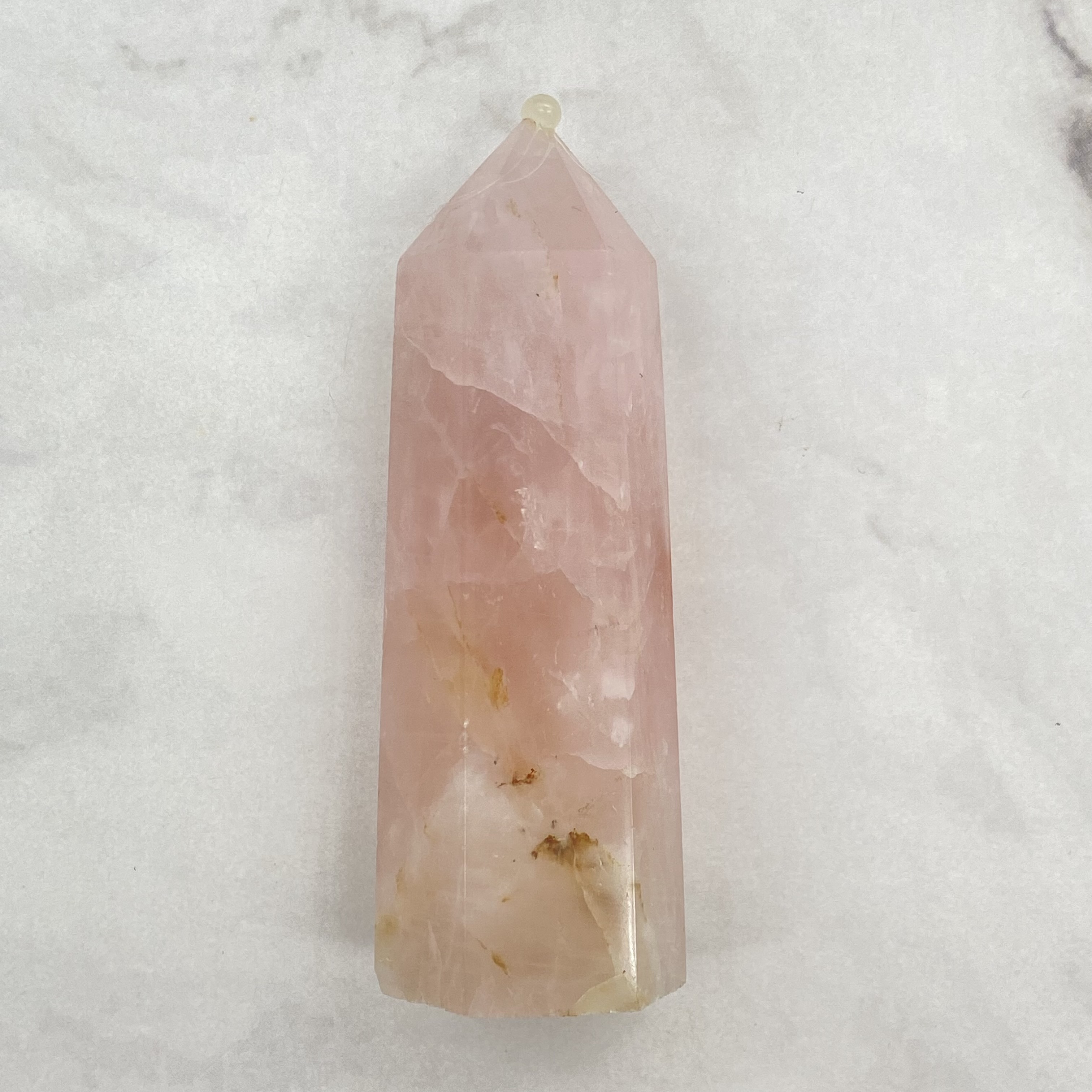 Top quality crystals healing stones natural reiki gemstone bulk pink crystal tower for fengshui decoration