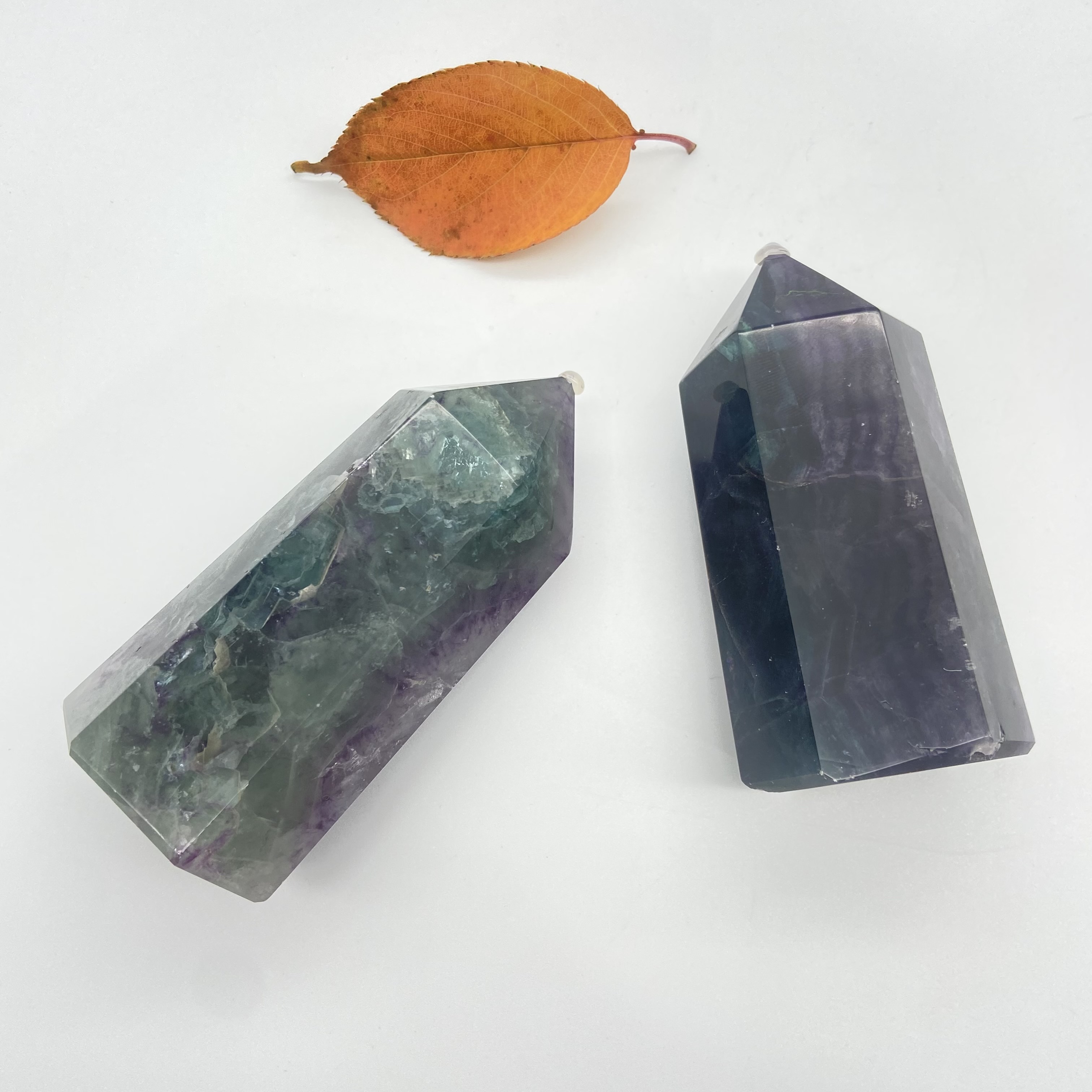 High-Quality natural crystal points wholesale crystal quartz fluorite tower points for healing