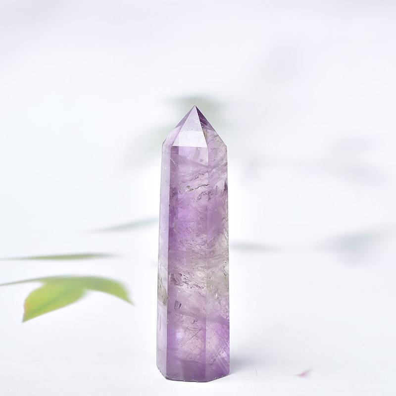 SAMEI JEWELRY Natural crystals healing stones tower polishing good price reiki rose crystal point tower for gifts