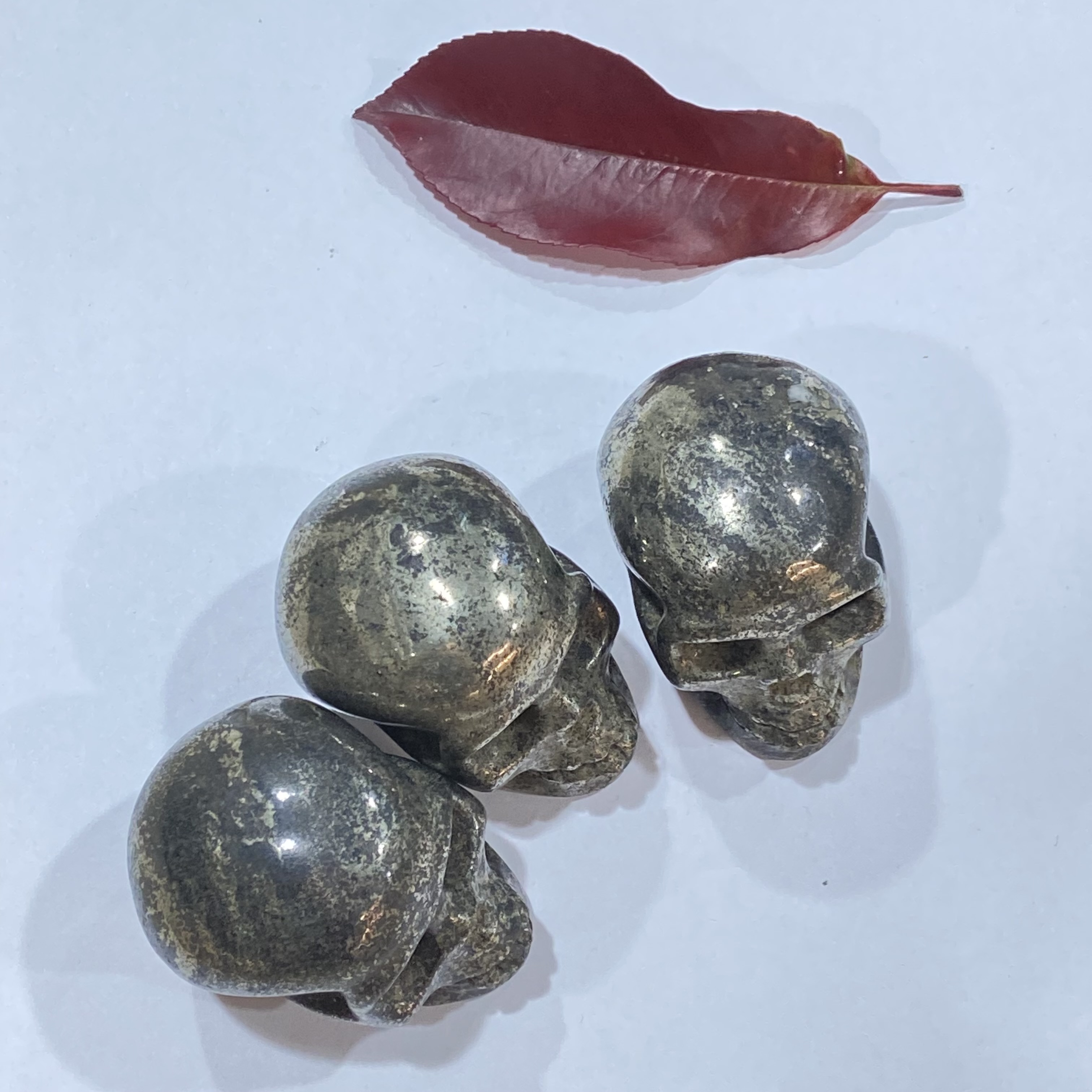 SAMEI JEWELRY wholesale natural Quartz Crystal chalcopyrite stones crystals skull healing stone good price