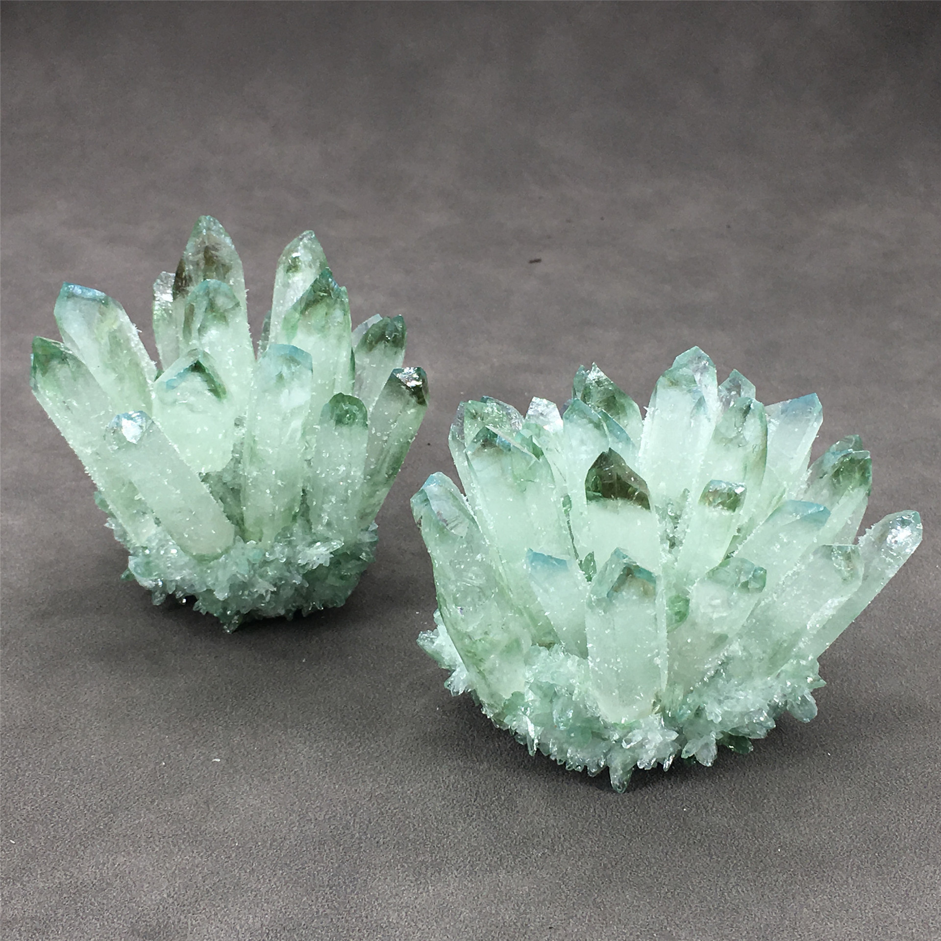 Best selling cluster crystal wholesale folk crafts reiki gemstones natural quartz green crystal cluster for healing