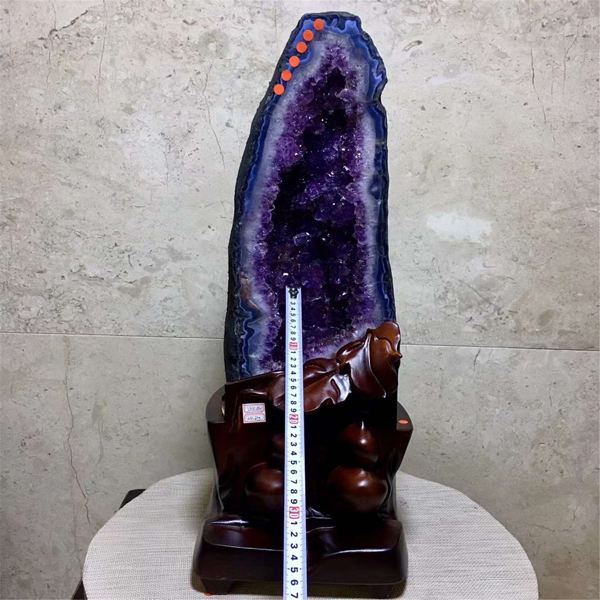 Wholesale Natural Reiki Amethyst Geode Cluster Large Furnishing articles Crystal Decorative for Sale