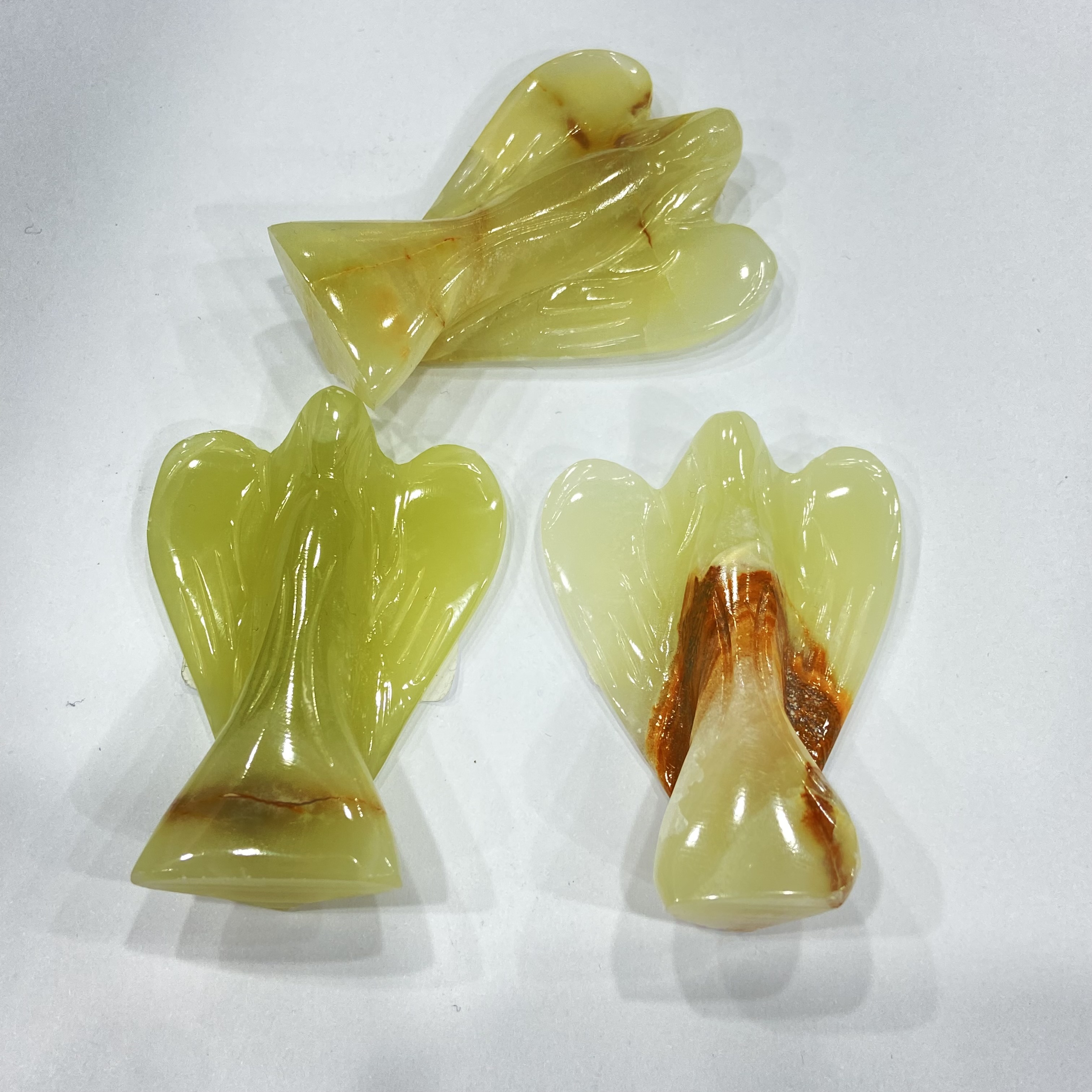 Hot sale High Quality Natural crystals healing stones Afghanistan jade angel Carving piece for decoration and gifts