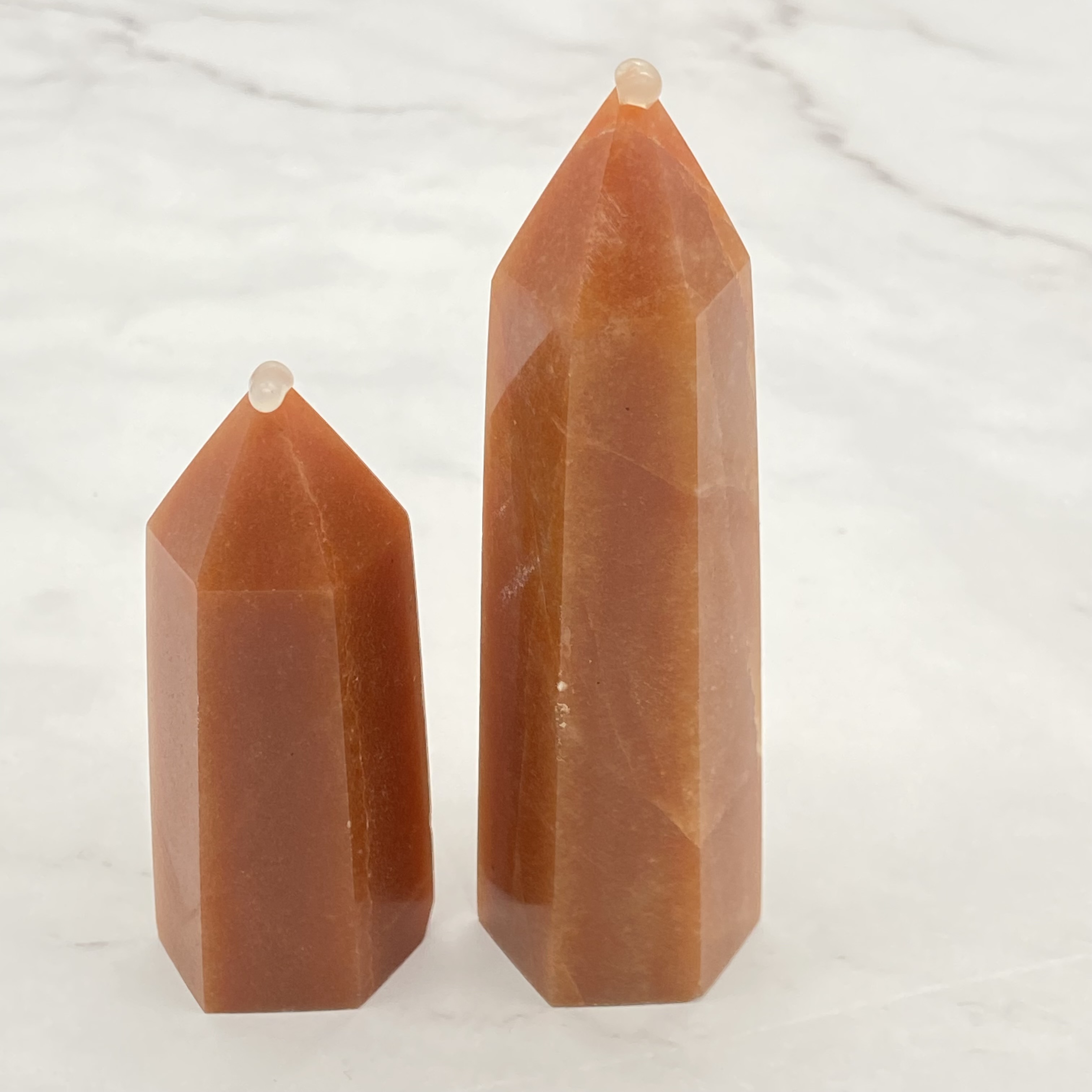 Wholesale Selling Natural Healing crystal stone towers Red Dong ling Small Tower Crystal Tower For Decoration