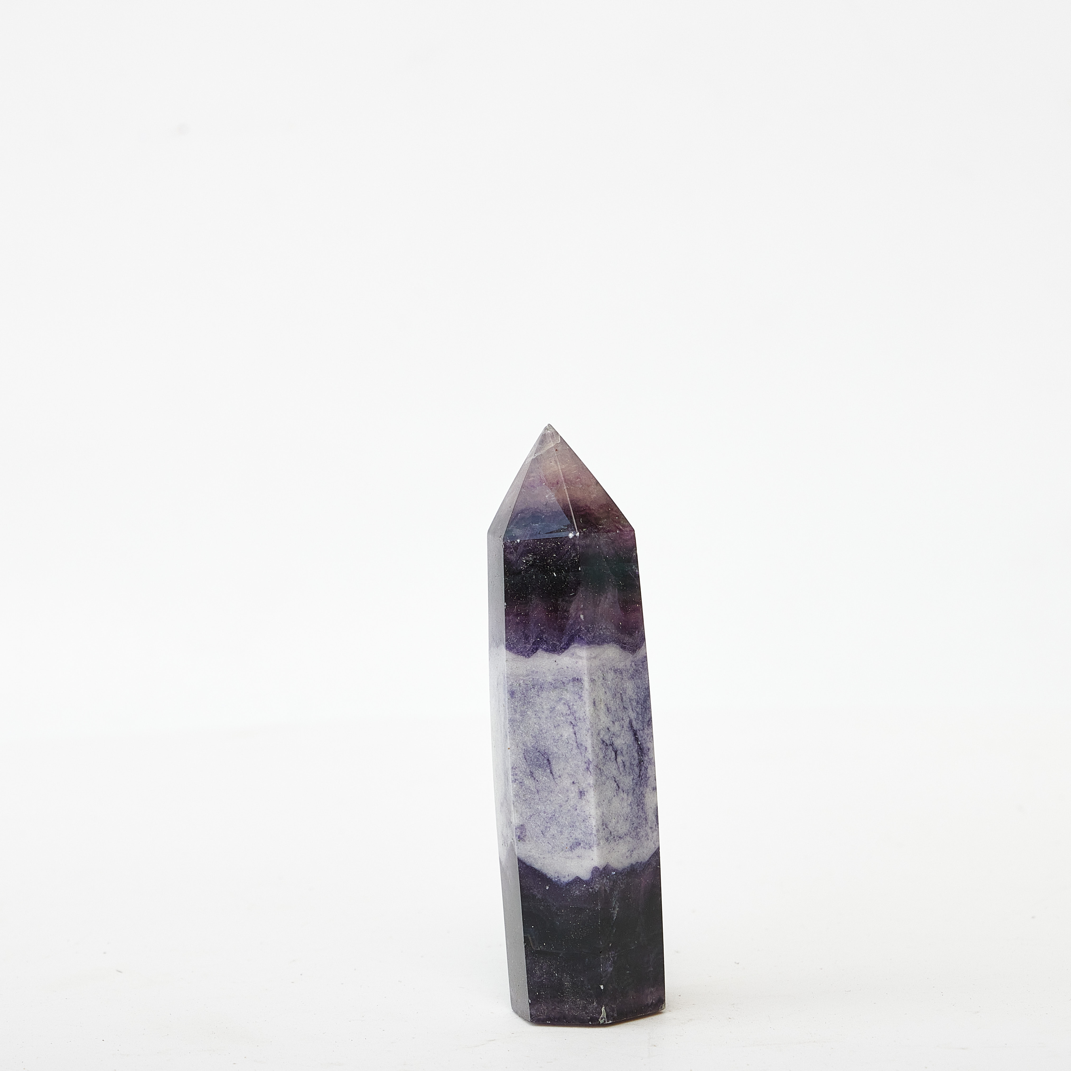 Hot sale Natural crystals healing stones fluorite point fengshui crystal tower stone for decoration and gifts