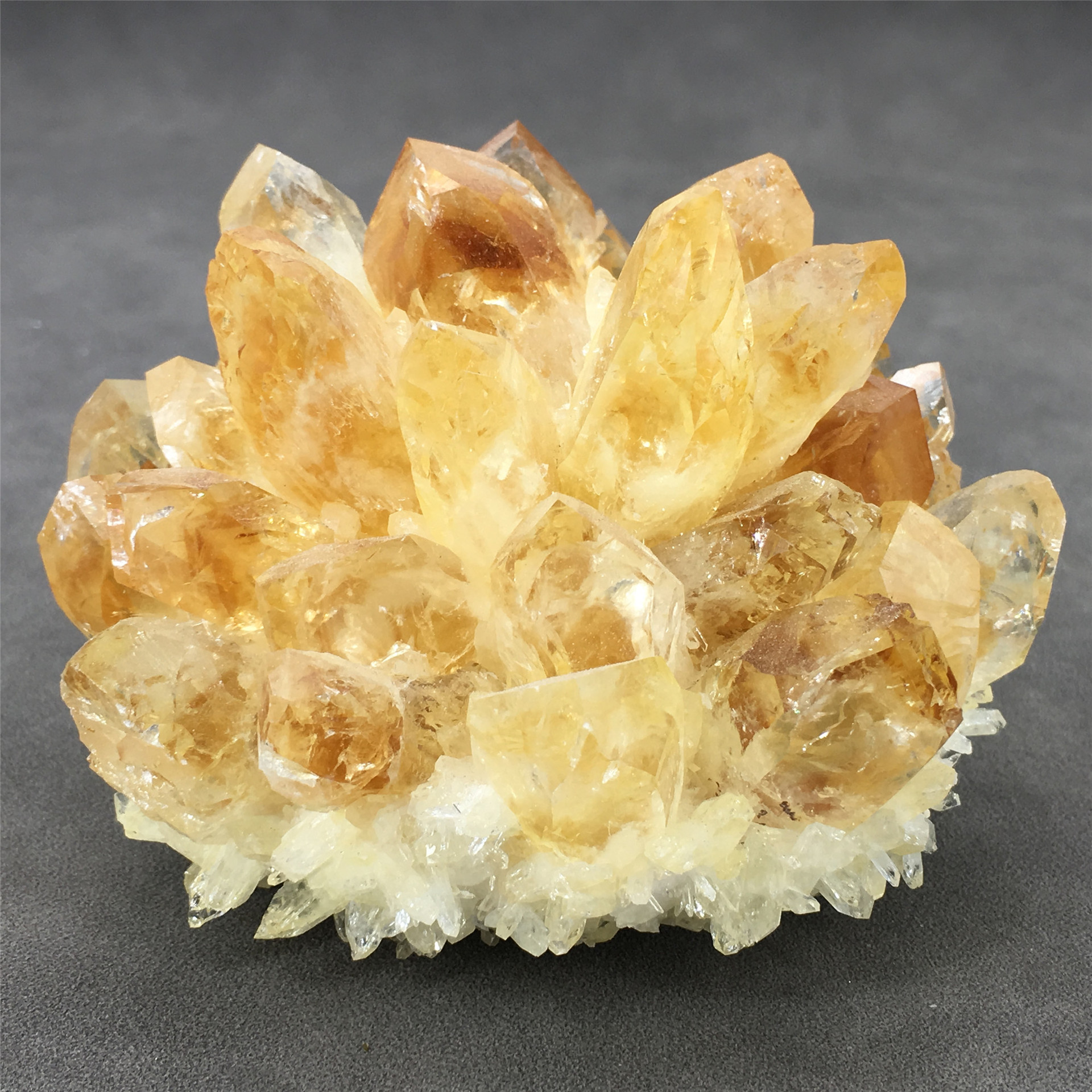 Top saling high quality natural quartz crystal Citrine cluster crystals healing stones for decoration and energy