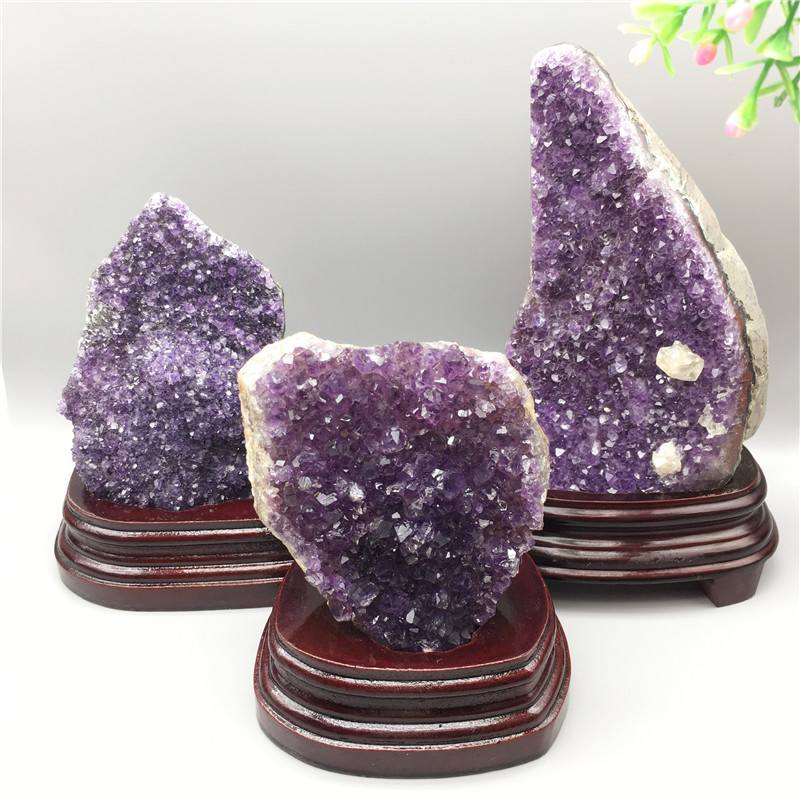 Top Quality Natural Amethyst Clusters Crystal Cave Healing Crystal Healing Stone Birthday Gift Decoration