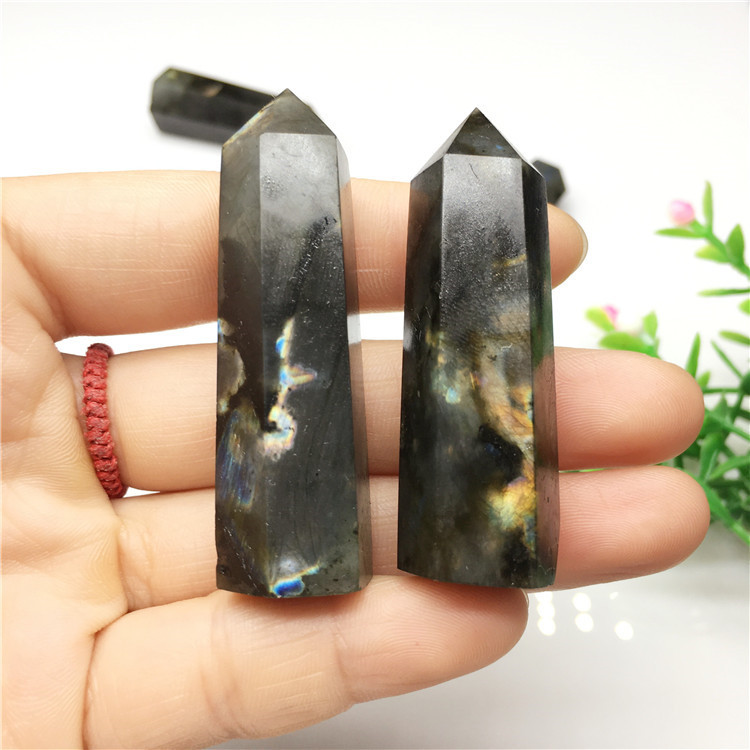 High quality crystal tower point wholesale healing labradorite stone crystal stone towers for decoration