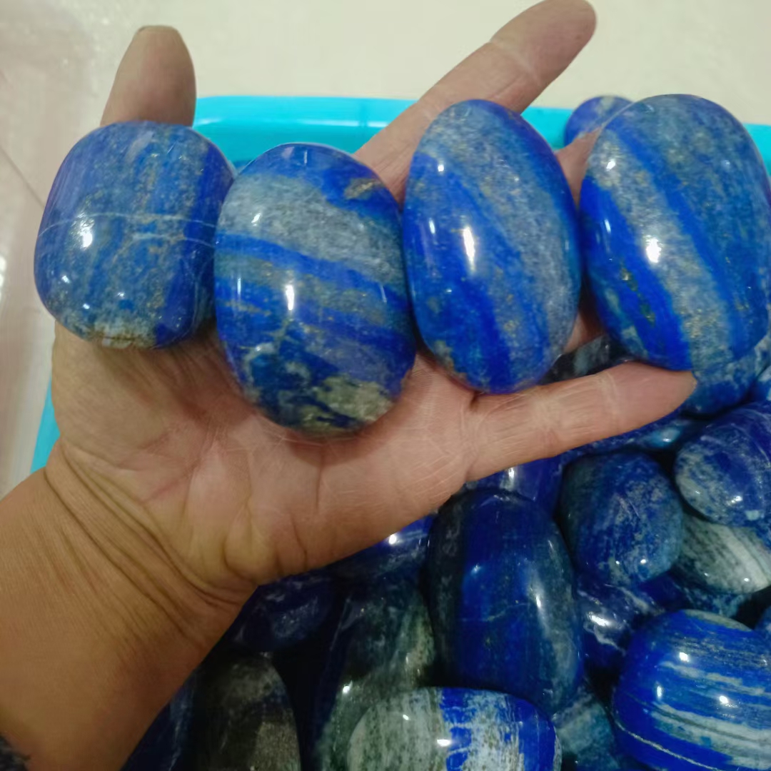 Palm stones wholesale High Quality Reiki Polished Gemstone Lapis Lazuli Palm Stone Crystal crafts