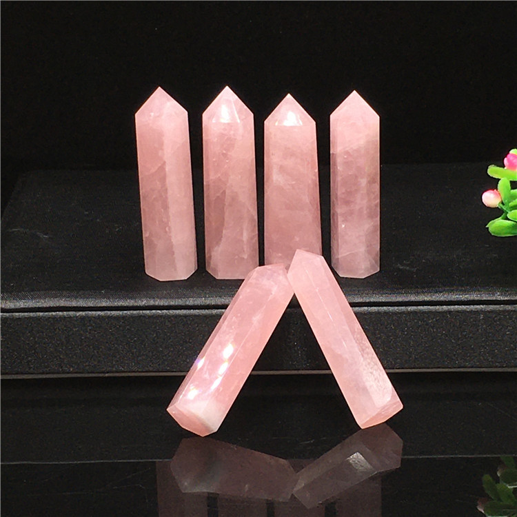 Bulk sale natural crystal towers healing gemstone powder crystal tower point for home decorate