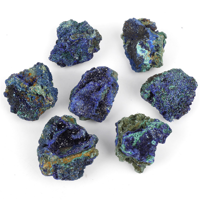 Hot sale natural crystal mineral stone larger particles healing reiki azurite rough raw stone gems for decoration