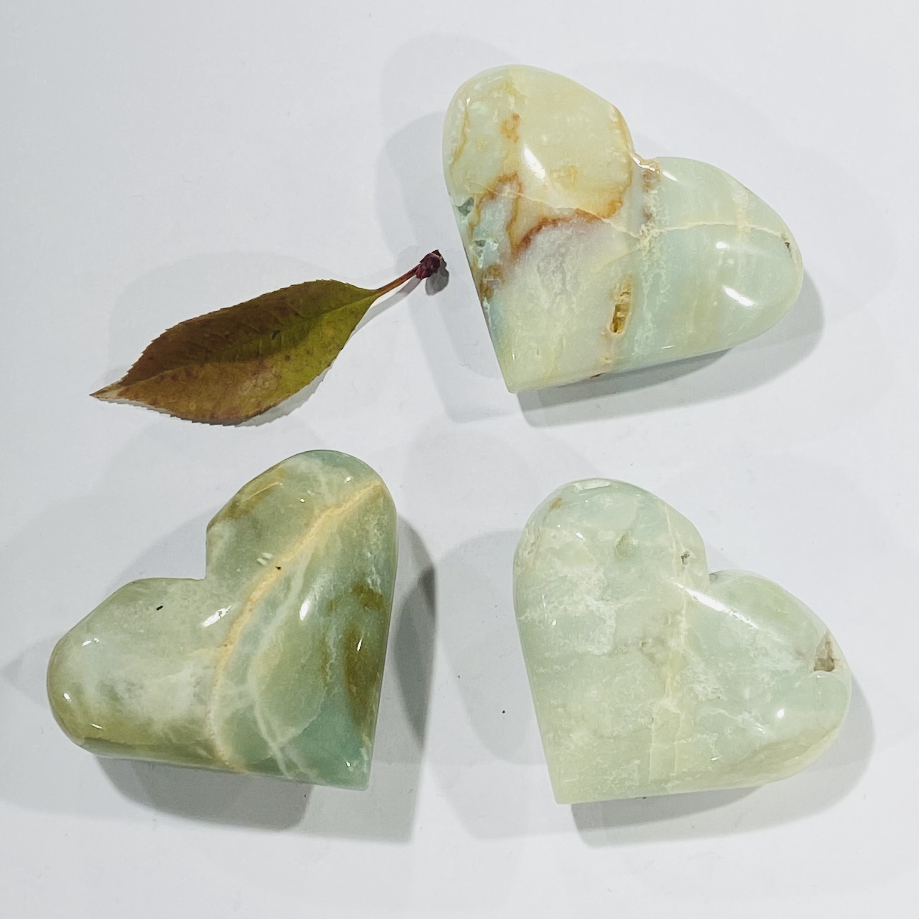 New various natural crystals healing Sky blue stones heart fengshui crystal craft stone for decoration and gifts