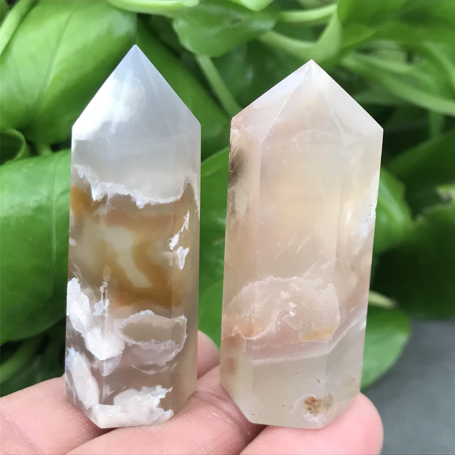 SAMEI JEWELRY Hot item natural crystal healing stone agate point good price feng shui crystal tower stone decoration and gifts