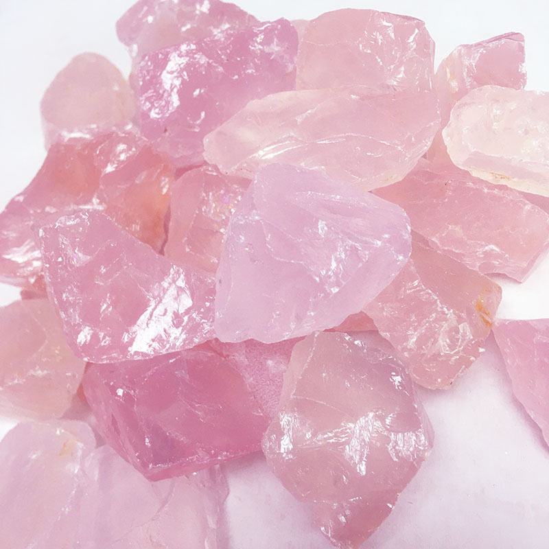 Natural Primordial Healing Stone Mineral Energy Stone High Quality Reiki Healing Rose Crystal Rough