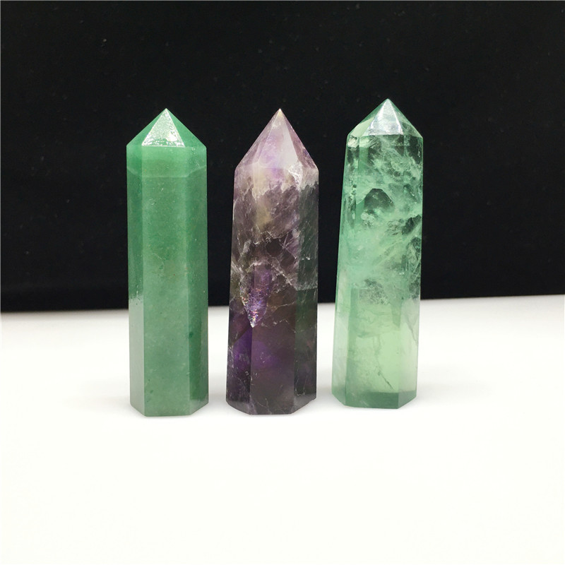 High quality crystals healing stones tower crystal wand point polishing bulk crystal mixed point tower for gifts