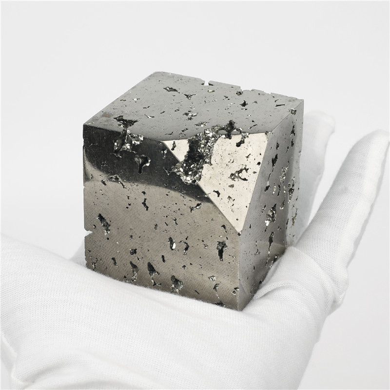 Reiki polished pyrite cubes rough stone chalcopyrite minerals stones natural cube crystal furnishing articles for decoration