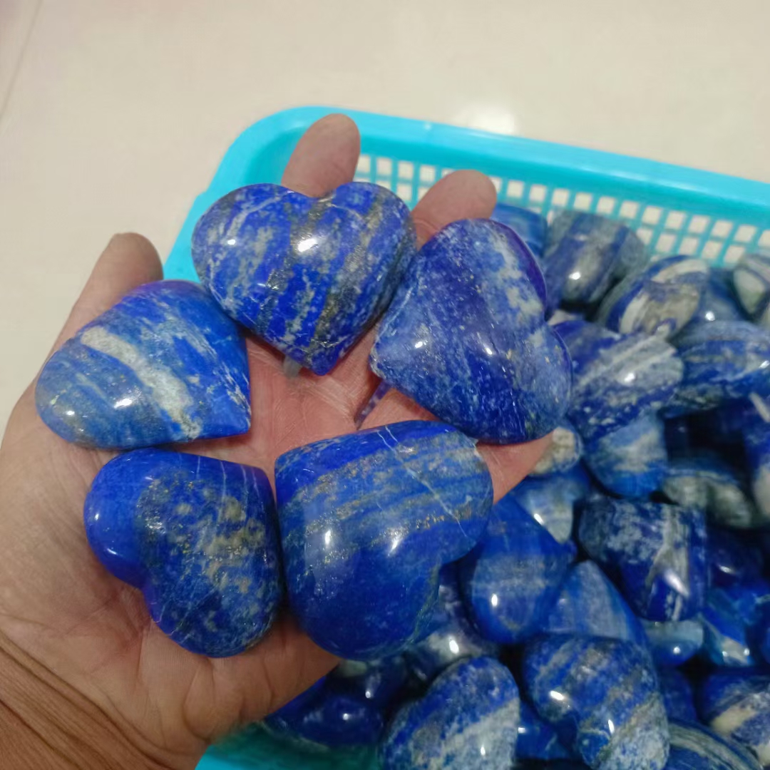 Palm stones wholesale High Quality Reiki Polished Gemstone Lapis Lazuli Palm Stone Crystal crafts