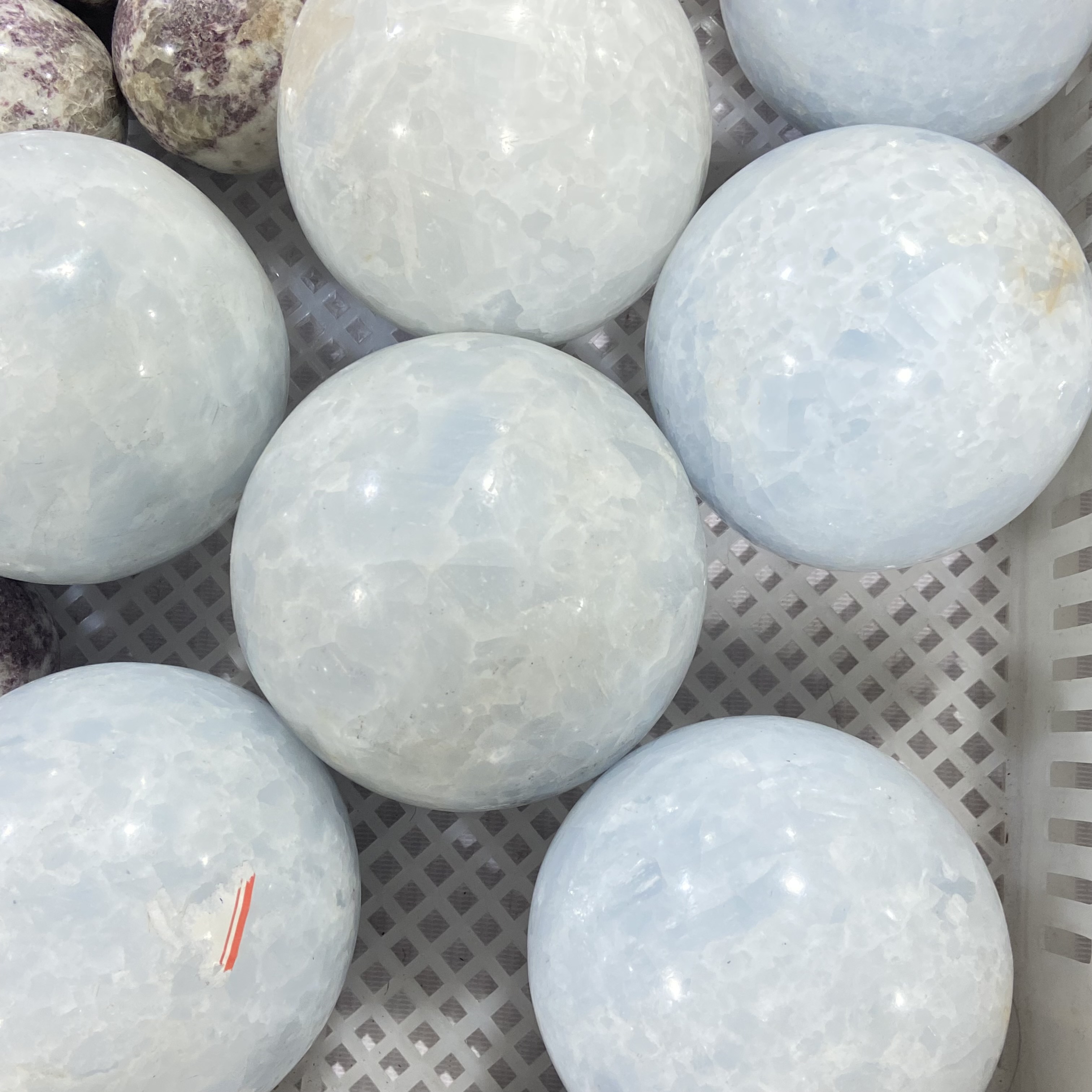 New Product Healing Crystal Stone wholesale natural quartz blue crystal balls sphere decorative for sale