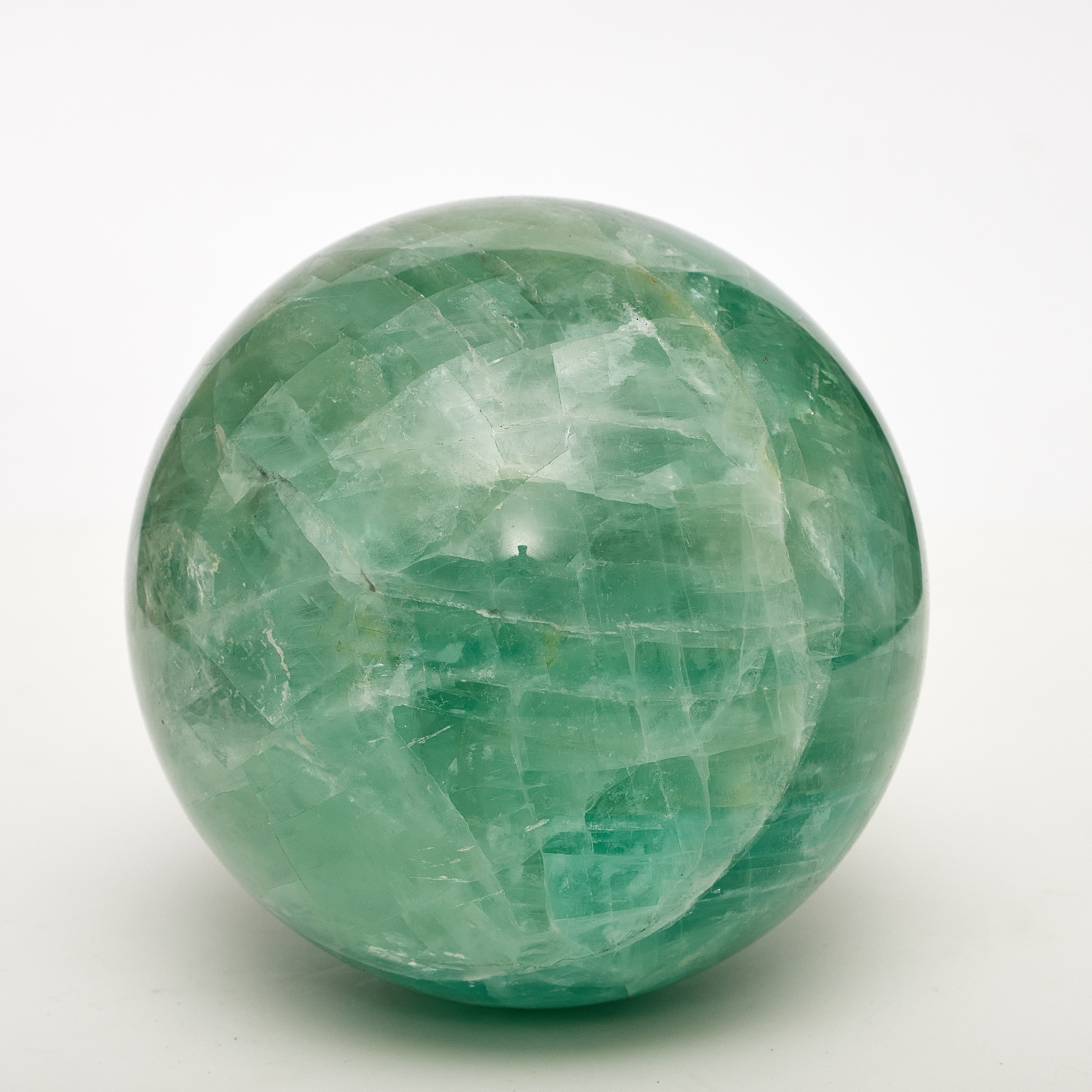 High quality Natural crystals healing stones fluorite ball fengshui and healing crystal stone for decoration and gifts