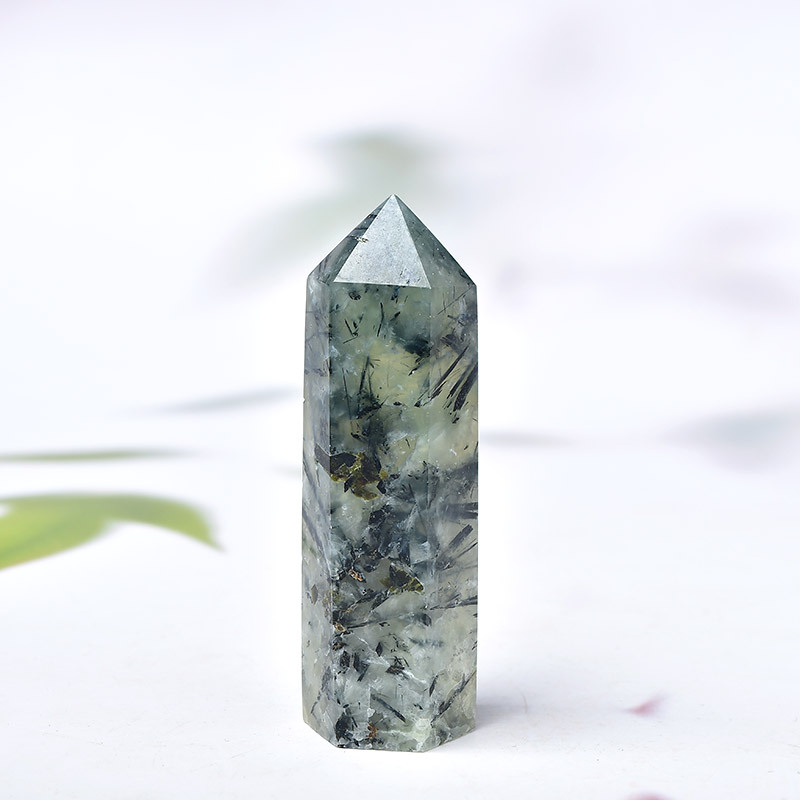 SAMEI JEWELRY Natural crystals healing stones tower polishing good price reiki rose crystal point tower for gifts