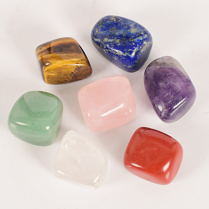 Hot sale natural crystal healing stone colorful stone tumbling feng shui and healing crystal stone decoration and gifts