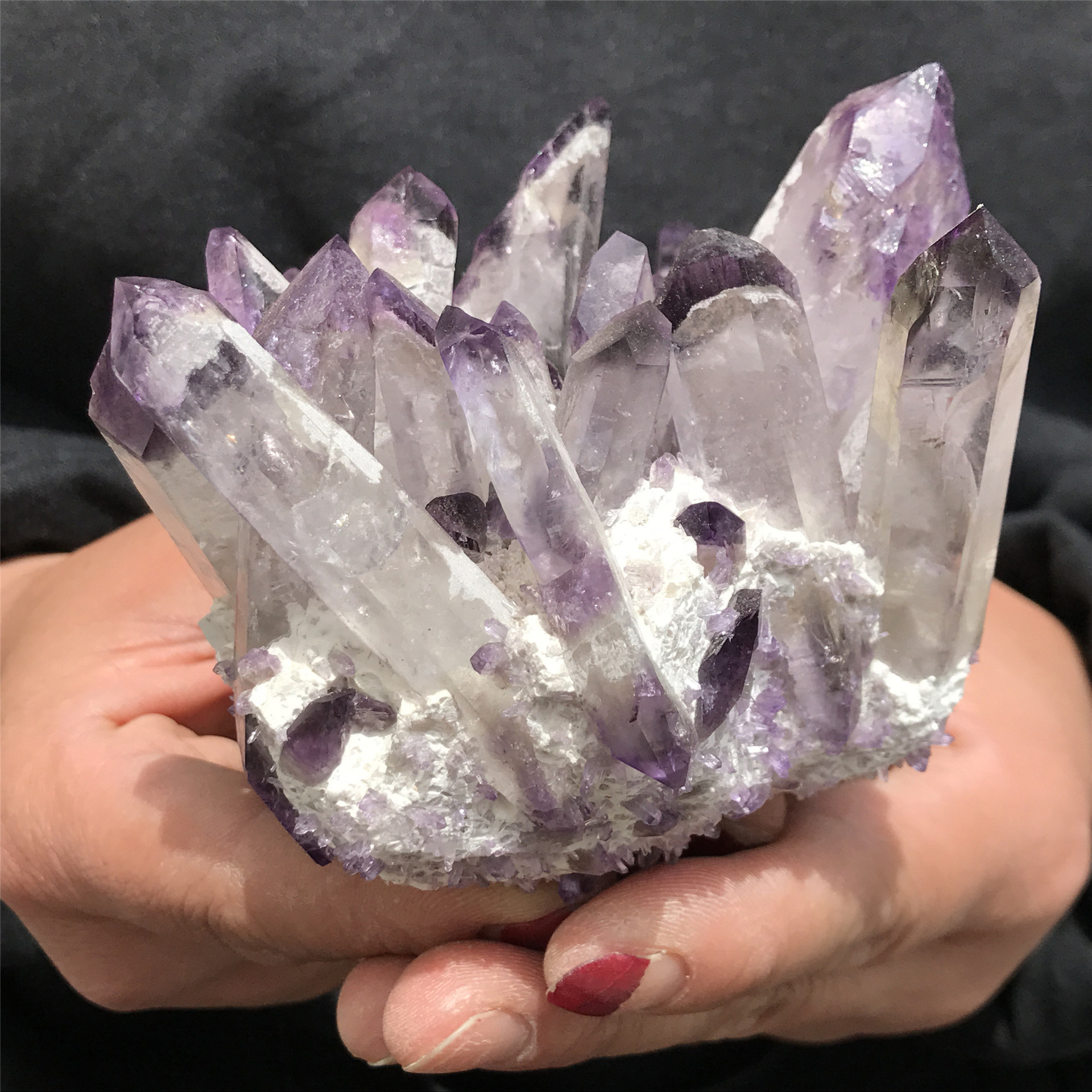 Reiki cluster amethyst bulk crystal cluster natural healing wholesale amethyst cluster for decoration