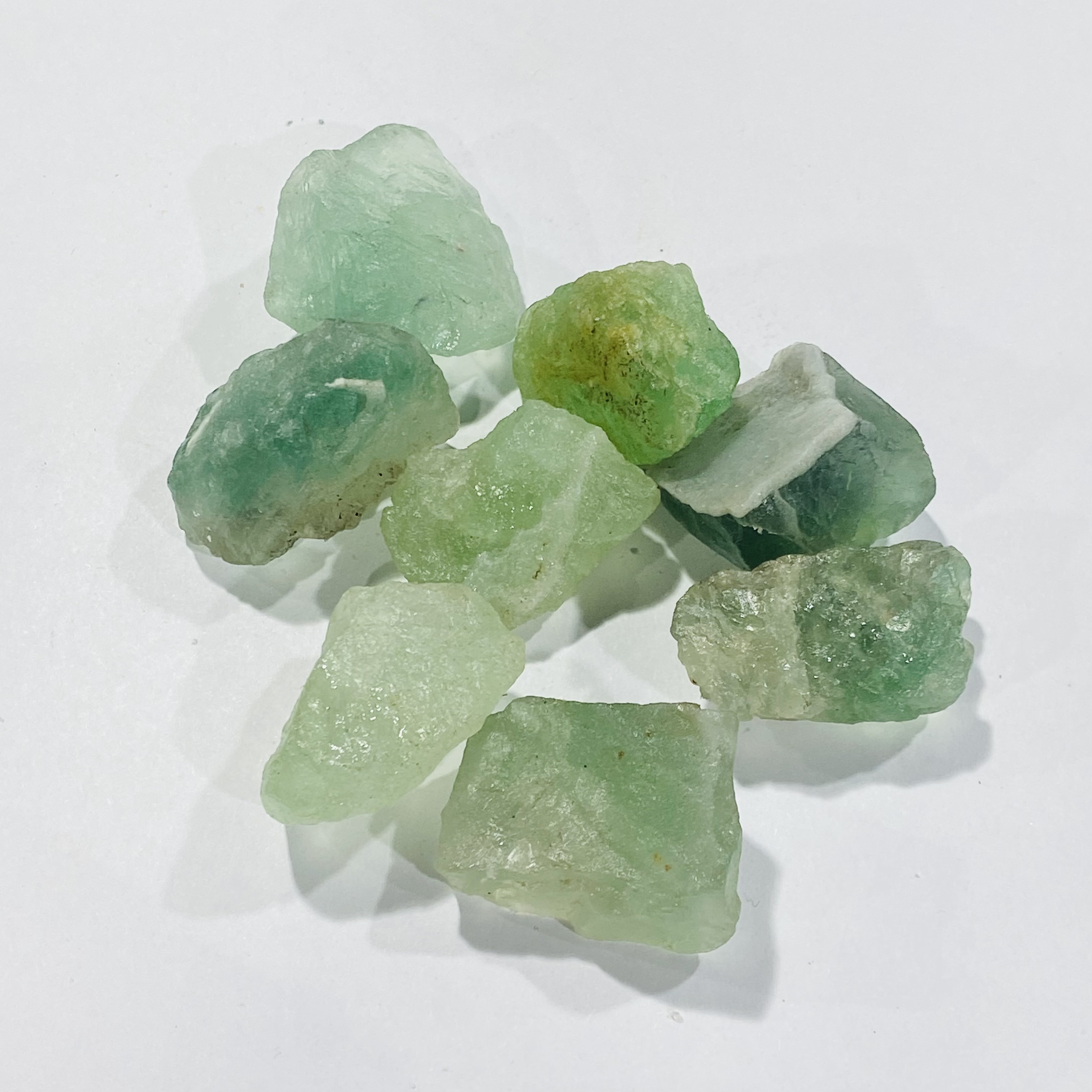 Natural raw crystals healing stones mineral energy stone high quality reiki healing green fluorite raw stone