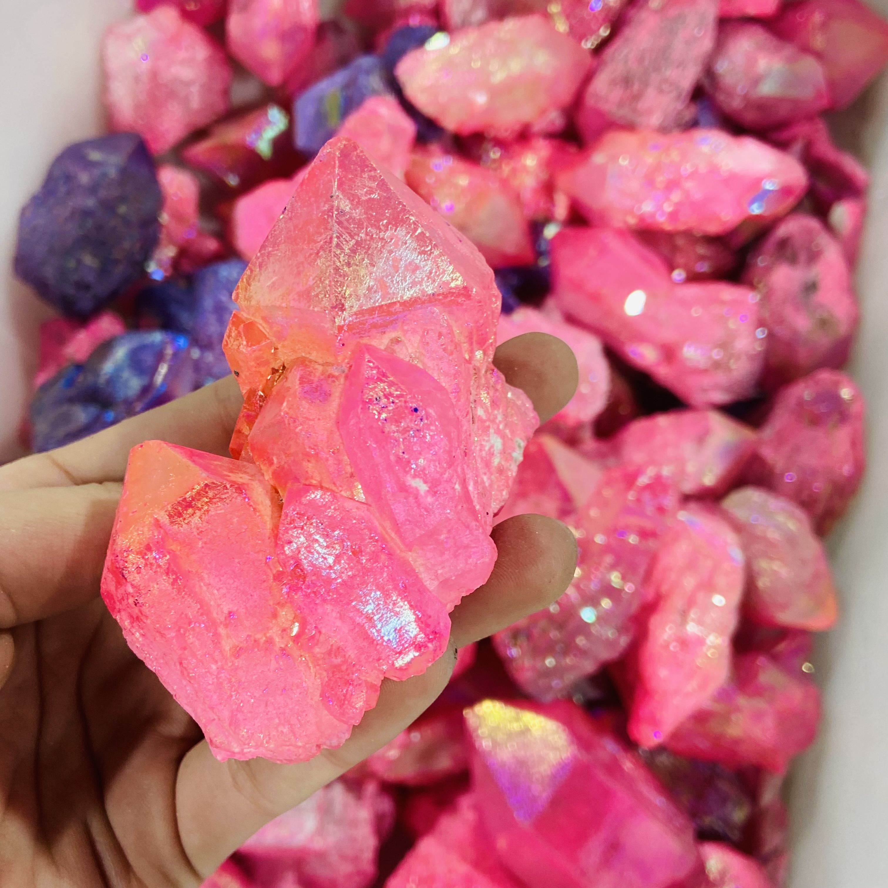 Top saling natural crystals healing stones aura crystal Tumbled Stone healing stone for decoration and gifts