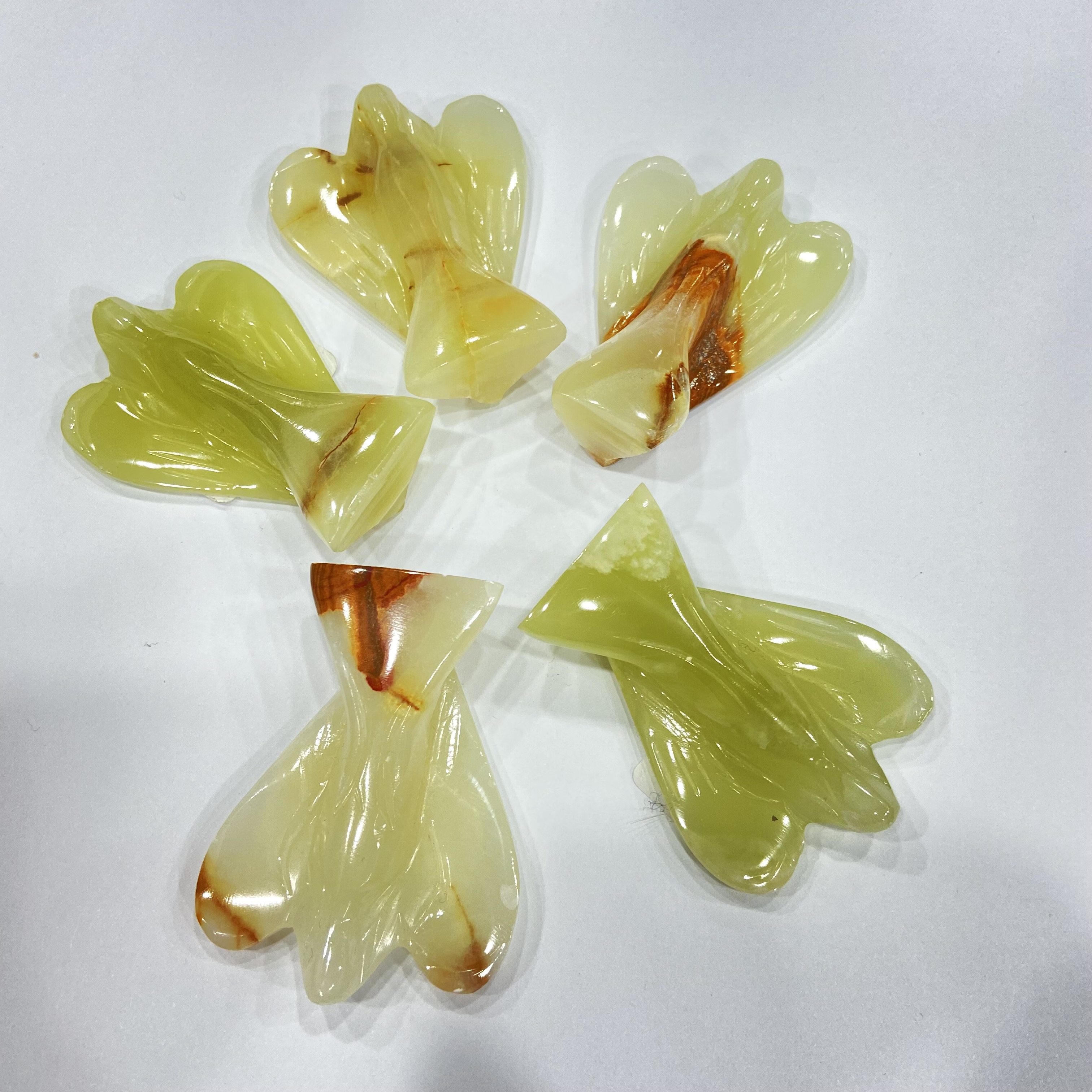 Hot sale High Quality Natural crystals healing stones Afghanistan jade angel Carving piece for decoration and gifts