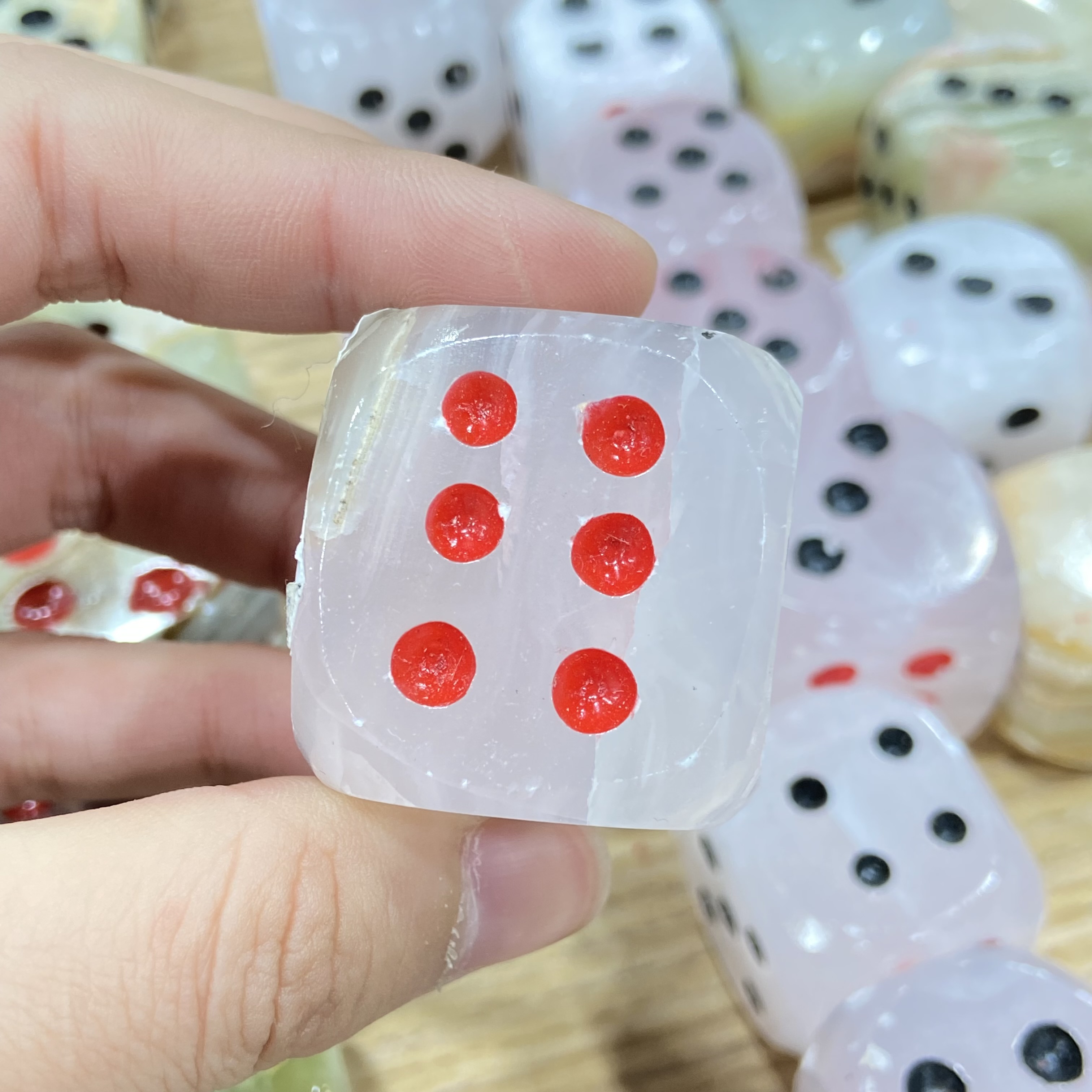 High Quality Natural crystals healing stones Afghanistan jade dice Carving piece for decoration and gifts